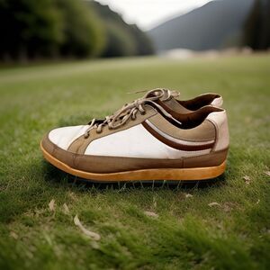 Footjoy FJ Contour 54251 Mens Size 13 M White Gray Casual Spikeless Golf Shoes